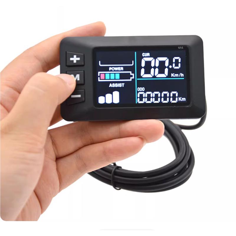 Electric Scooter Parts Repair G51 Cashboard Colorful Screen LCD Meters Accessory For Electric Bicycle Intelligent Acesssories