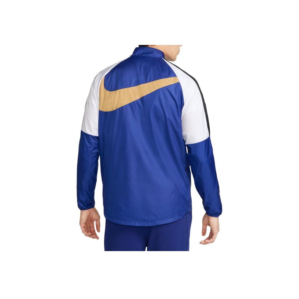 Nike Chelsea Fc Repel Academy Awf Zip-Neck Jacke Herrenjacke Blau DV4714-495