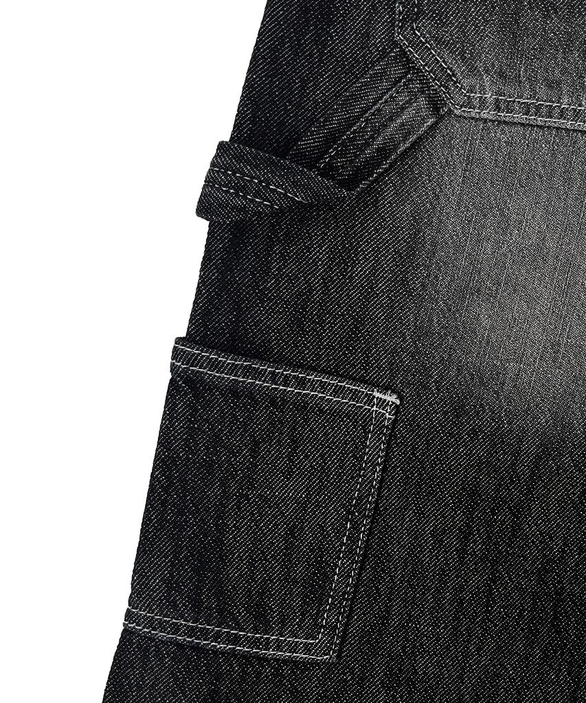 Eonoideu Utility Bermuda Carpenter Denim Shorts Lq7Du476_Black