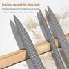 6-Piece Assorted Woodworking File Set: Handheld Wood Shaping and Polishing Tools