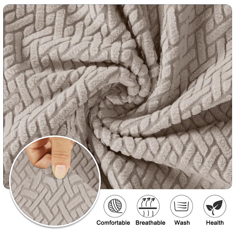 Polar Fleece Fabric Sofa Cover 1/2/3/4 Seater Thick Slipcover Couch Sofacovers Stretch Elastic Cheap Sofa Covers Towel Wrap