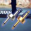 Z Type Guitar Pedal Connector Gold Plated Coppered Construction for Enhances Auditory Performances
