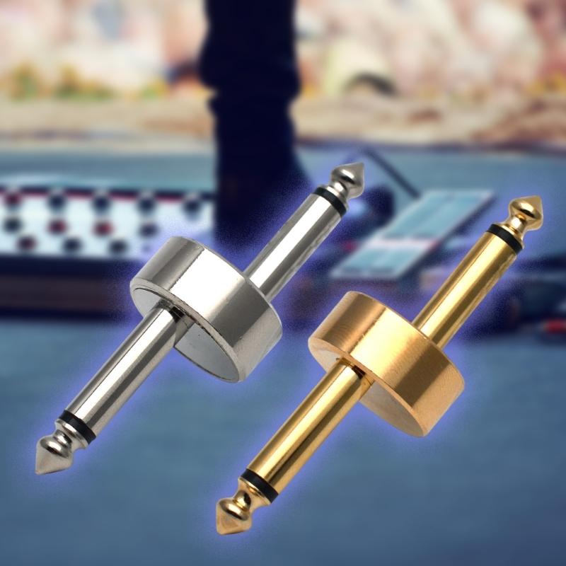 Z Type Guitar Pedal Connector Gold Plated Coppered Construction for Enhances Auditory Performances