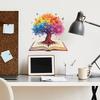 Creative Magic Book Wisdom Tree Children's Bedroom Study Room Home Wall Decoration Wall Stickers