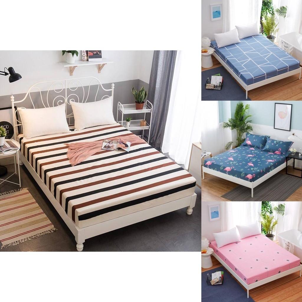 Luxurious Floral Printed Fitted Sheet In Twin Full Queen King Sizes For Ultimate Comfort