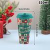 Cute Cartoon Christmas Gift Pp Plastic Mug Household Water Cup Office Cup Companion Gift Coffee Cup Birthday New Year Gift