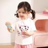 LUSON Baby Girl's Cartoon Print Short Sleeve T-shirt