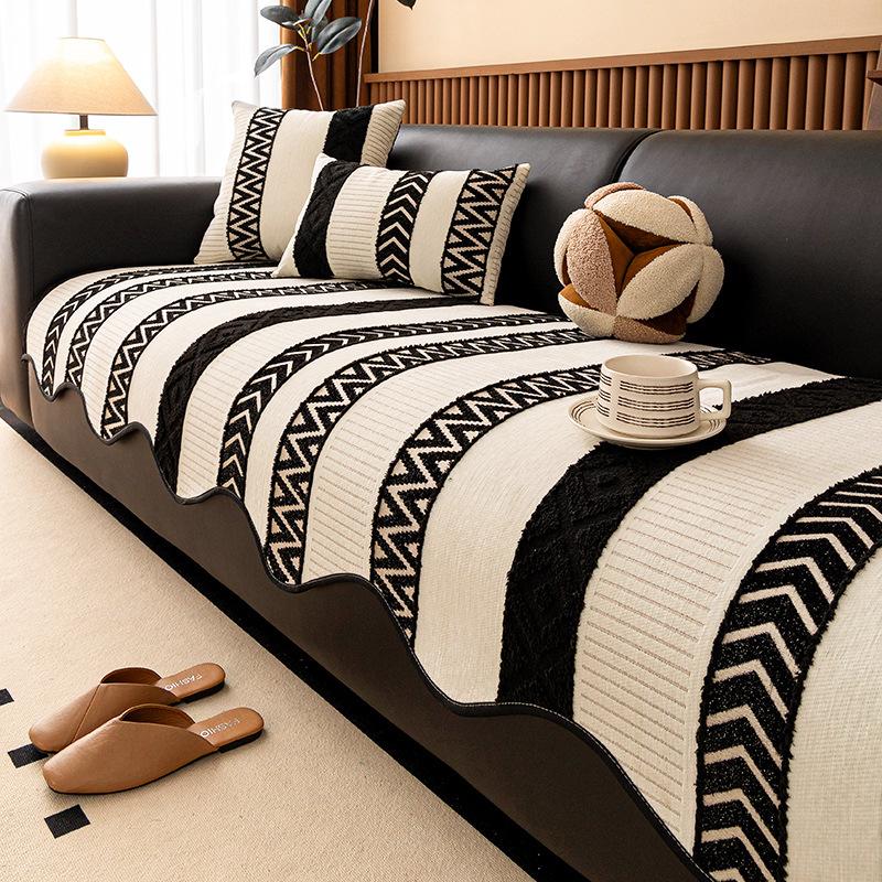 One-Piece Light Luxury High-End Chenille Sofa Cushion  New Fixed Non-Slip And Anti-Cat Scratch Sofa Cushion