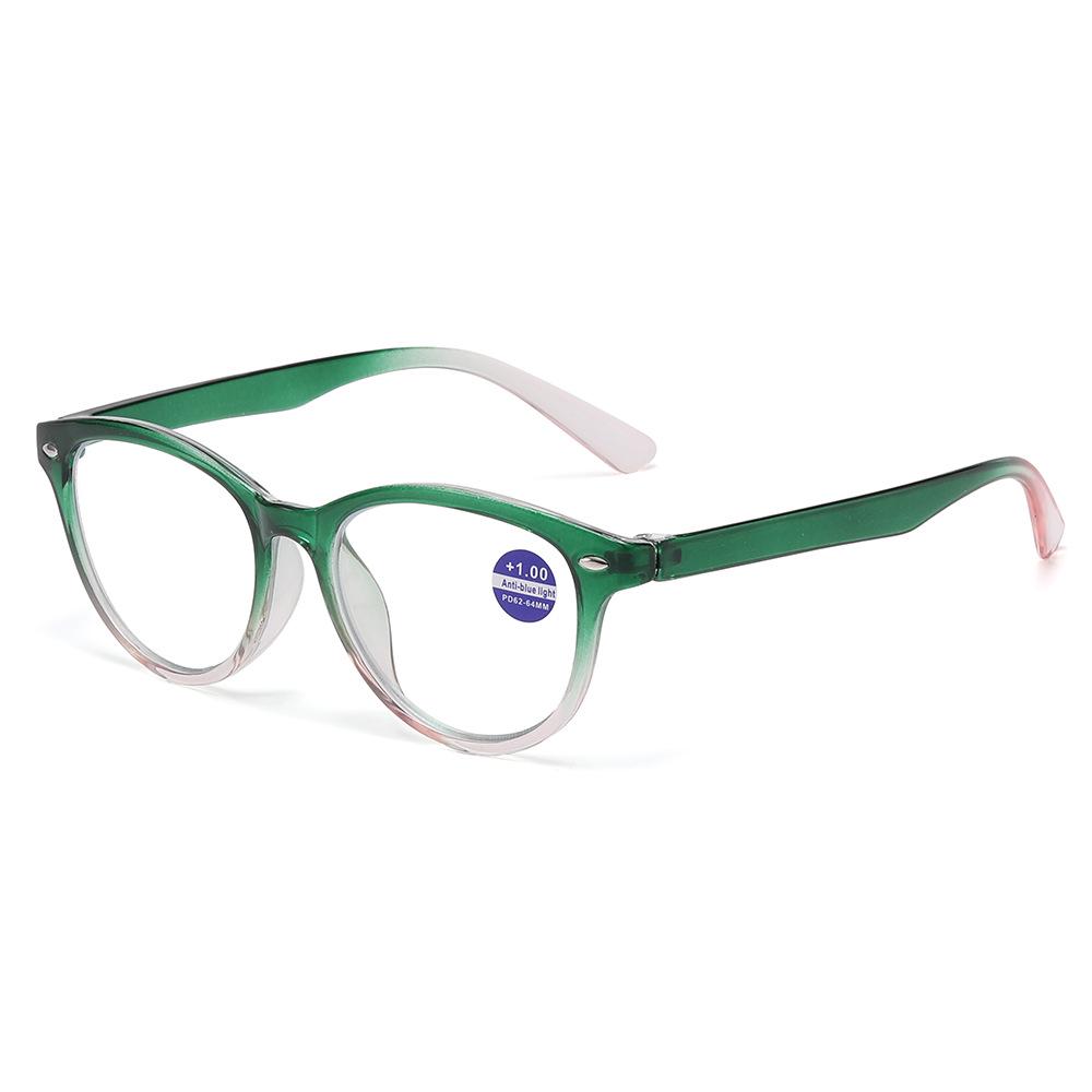 Retro Anti-Blue Light HD Round Reading Glasses for Men and Women