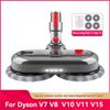 AEE2-Elektrischer Wischmopp-Aufsatz für Dyson V7 V8 V10 V11 V15 Staubsauger-Aufsatz mit 4 Wischmopp-Pads Trocken- und Nassboden-Wischmoppkopf