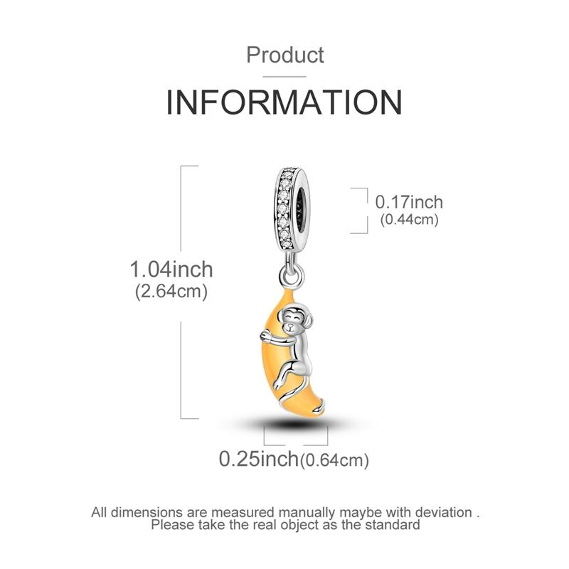 

Позолоченные медные шармы Леопард Светлячок Обезьяна Кошка Бусины Подвеска-шарм для оригинального браслета-бэнгла DIY Ювелирные изделия