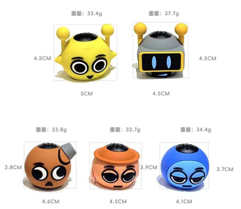 New Sprunki Cartoon Anime Game Speaker Desktop Sound Decorations Expressive Wireless Speaker Soundbox Gift For Boys Girls K