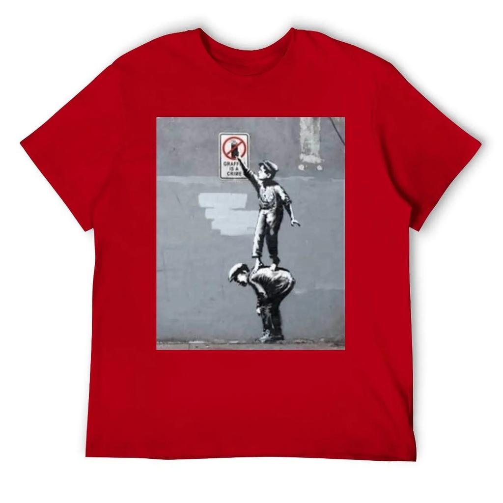 Graffiti Is A Crime Classic For Sale T-shirt Fresh Campaign  Cool Top Tee Unique Travel Eur Size