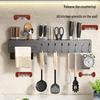 Wall-Mounted Kitchen Utensil & Knife Rack