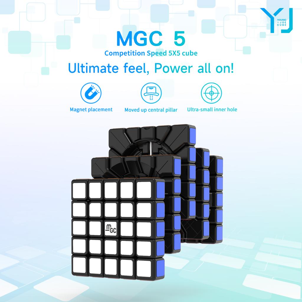 Non-Toxic Yj Mgc 5X5X5 Magnetic Magic Cube Competition Educational Toys 5X5 Speed Puzzle Cube Cubo Magico Children Gift
