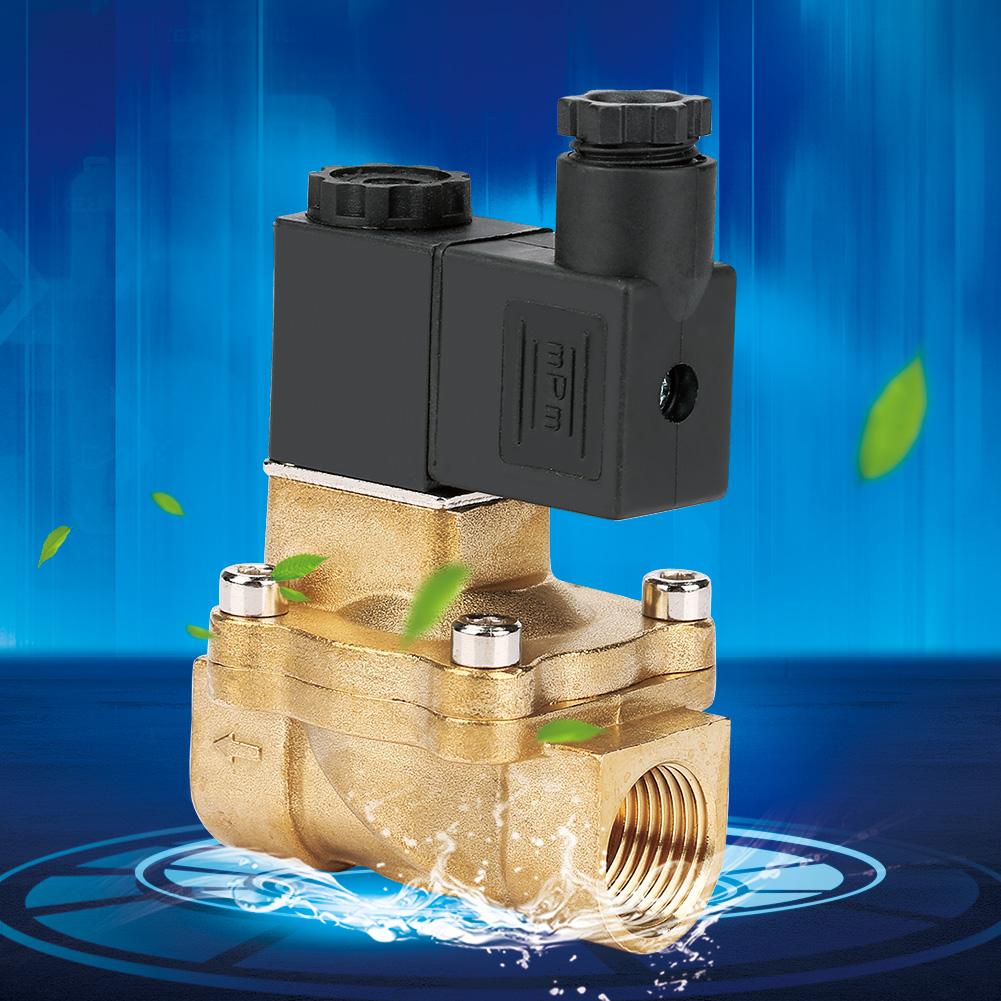 G1 2 Two Port Two Position Pilot Operated Solenoid Valve for Air Oil Water (DC24V)