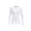 Round Neck Sports Training Long Sleeve T-Shirt Women Tops White 1368701-100