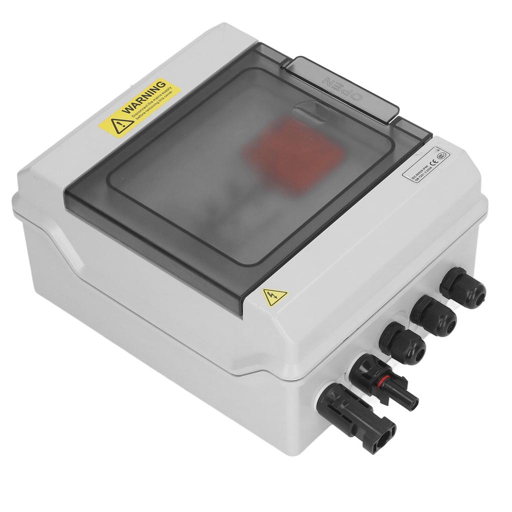 DC1000V PV Combiner Box 1 Eingang 1 Ausgang Solar Combiner Box mit 15A Sicherung 16A DC-Leistungsschalter für