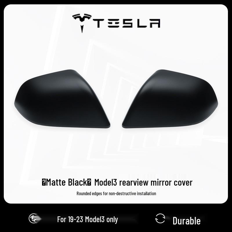 Tesla Model Y/3 Rückspiegel Carbonfaser Abdeckung Set