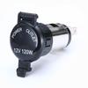 Zigarettenanzünder 12V Autoladegerät Buchse, Wasserdichte Kunststoffabdeckung Stromausgang Aufnahmeadapter für Auto Marine ATV Wohnmobil