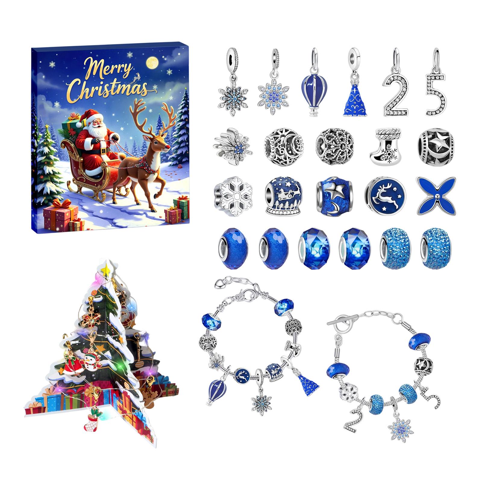 

3D Коробка-самолет Приходит Рождество День Браслет One Size синий