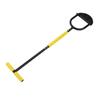 Manual Lawn Edger Steel Structure Saw Tooth Blade T Handle Sponge Cover Wide Pedal Garden Trimming