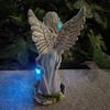 European Angel Statue Color-Changing Solar Light - Creative Garden Ornament