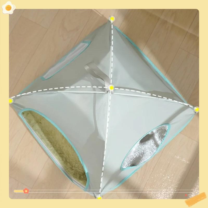 Cool summer mat outdoor pet nest tent breathable foldable solid simple pet cage