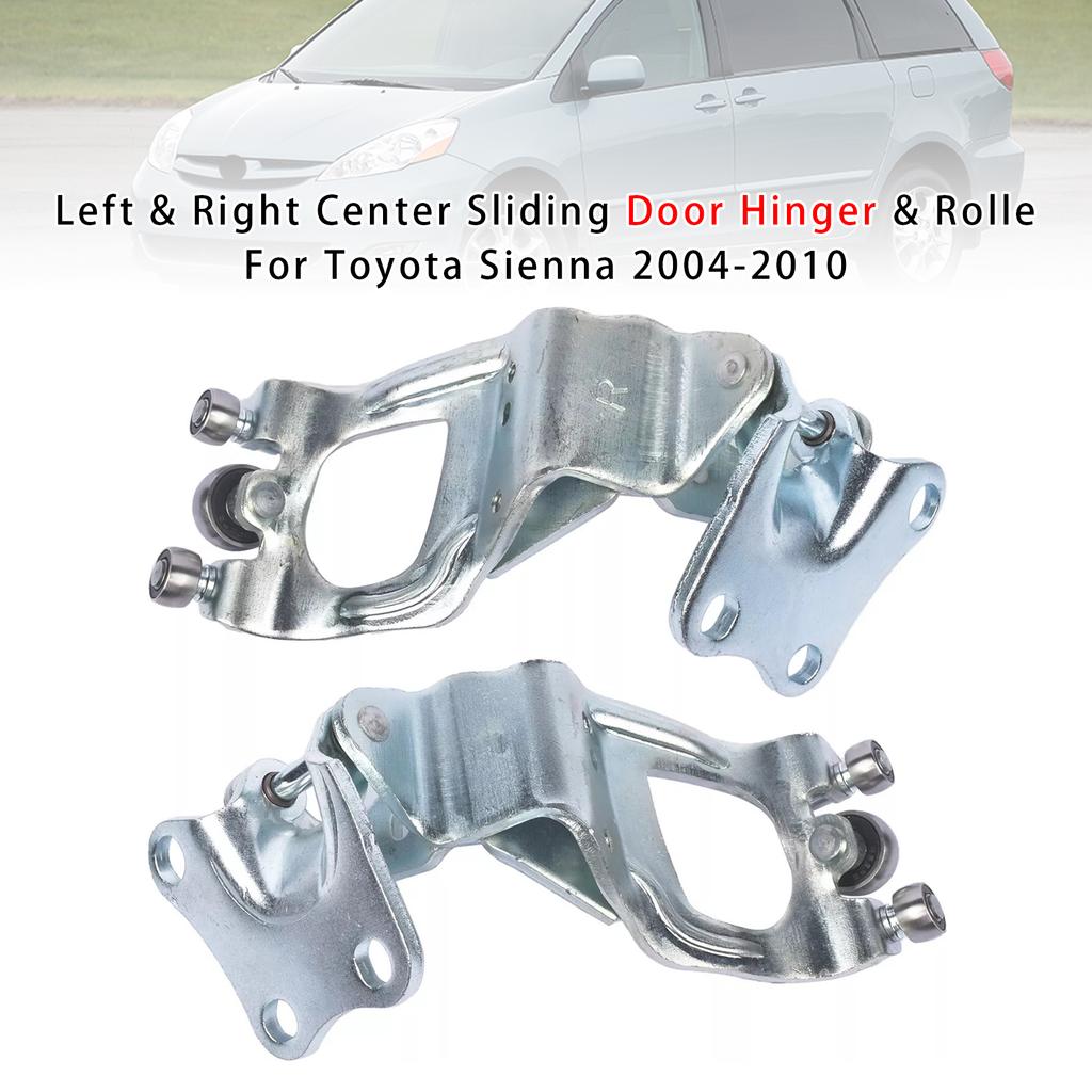 Left & Right Center Sliding Door Hinger & Rolle For Toyota Sienna 2004-2010