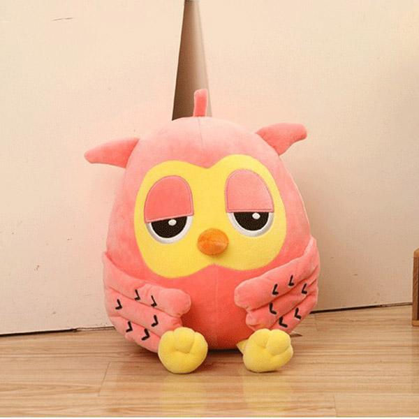 

20 СМ Прекрасная Ночная Сова Плюшевые Игрушки Детские Игрушки Мягкие Куклы 2 Цвета Мягкие Куклы розовый