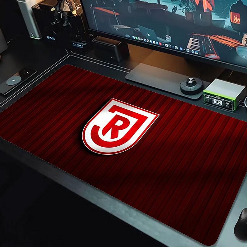 SSV Jahn Regensburg Large Size Mouse Pad Large Gaming Table Cushion Non-slip Laptop Tablet Big Mousepad XXL Mat Mini PC Playmat With Lock edge