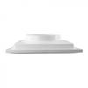 ABS Square Diffuser Air Conditioner Snap In Spring Panel