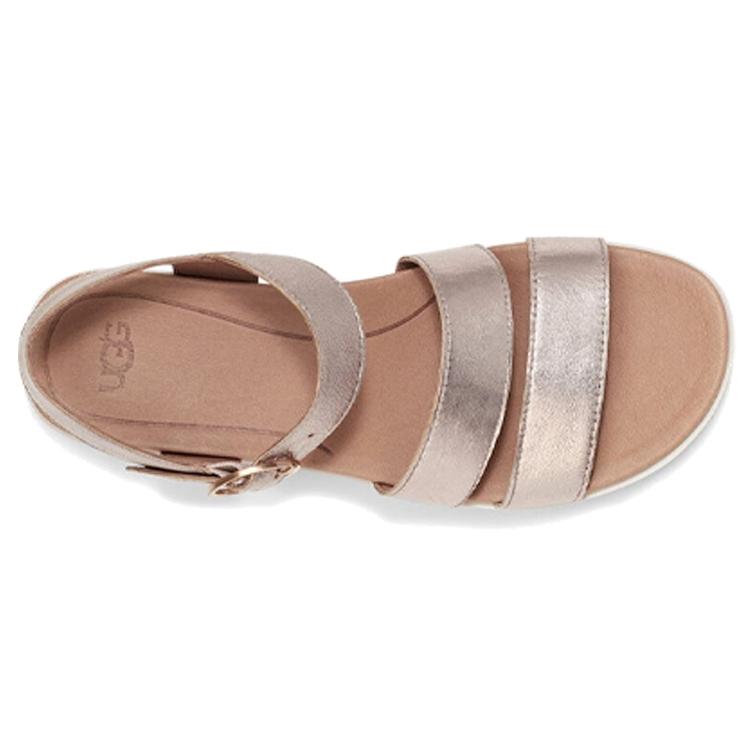 UGG Leedah Comfortable Casual Sandal Women's Rose Gold 1119810-RGMT