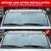 x2 Windshield window A-pillar seal rubber strip noise reduction dustproof strip For Toyota Land Cruiser 250 Prado Lc250 2024 +