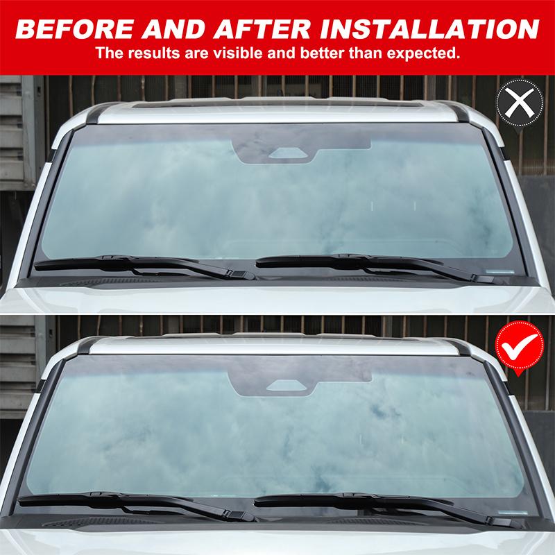 x2 Windshield window A-pillar seal rubber strip noise reduction dustproof strip For Toyota Land Cruiser 250 Prado Lc250 2024 +