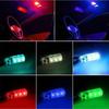 LED Car Interior Ambient Light - Remote Control Wireless Roof & Footwell Decoration (Auto Styling),2pcs.