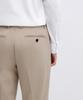 Musinsa Standard Semi-Wide Hidden Elastic Waist Slacks [Beige]