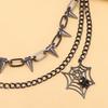 Fashion Versatile Punk Metal Pants Chain Hip Hop Spider Web Pendant Jeans Chain Multilayer Pants Decoration Waist Chains Gifts