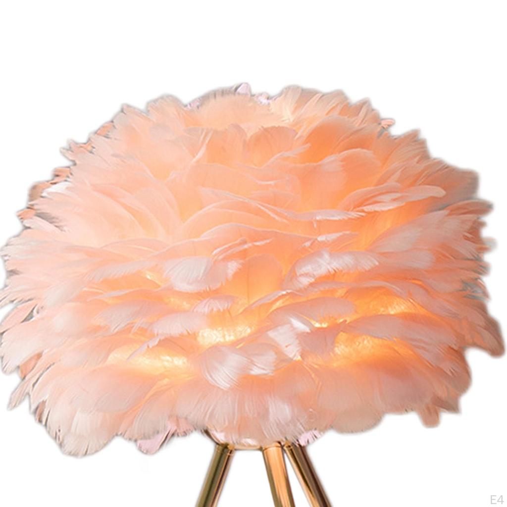 Modern USB Table Lamp, LED Night Lampshade Desk Lighting Metal Crafts Decorative Bedside Lamp for