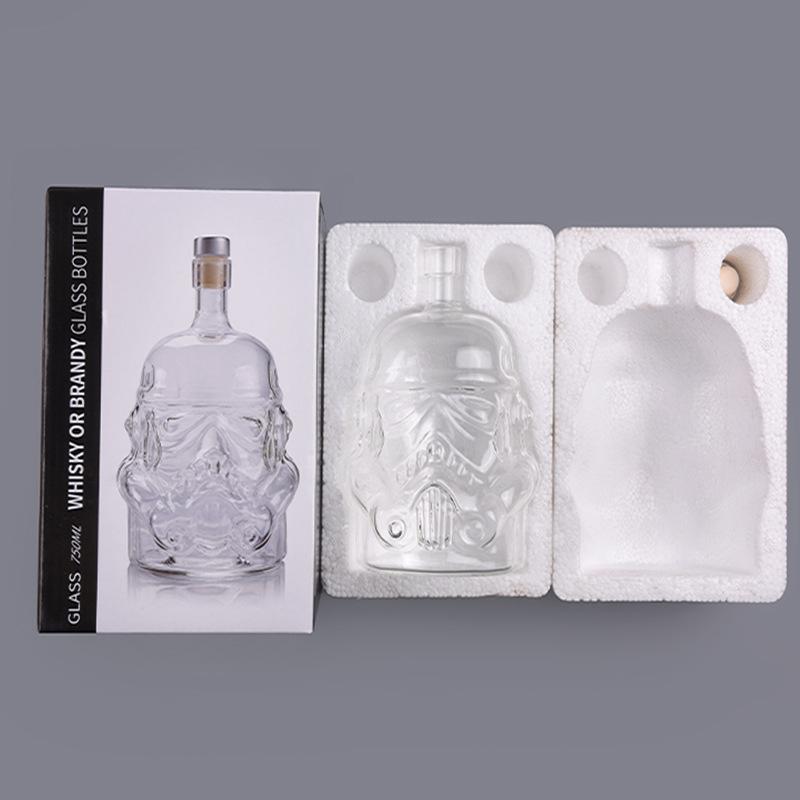 

Набор бокалов для вина Шлем штурмовика Графин для виски Бокал для виски Чашка Аксессуары для бокалов для вина Креативный мужской подарок Бар Вечеринка Горячий