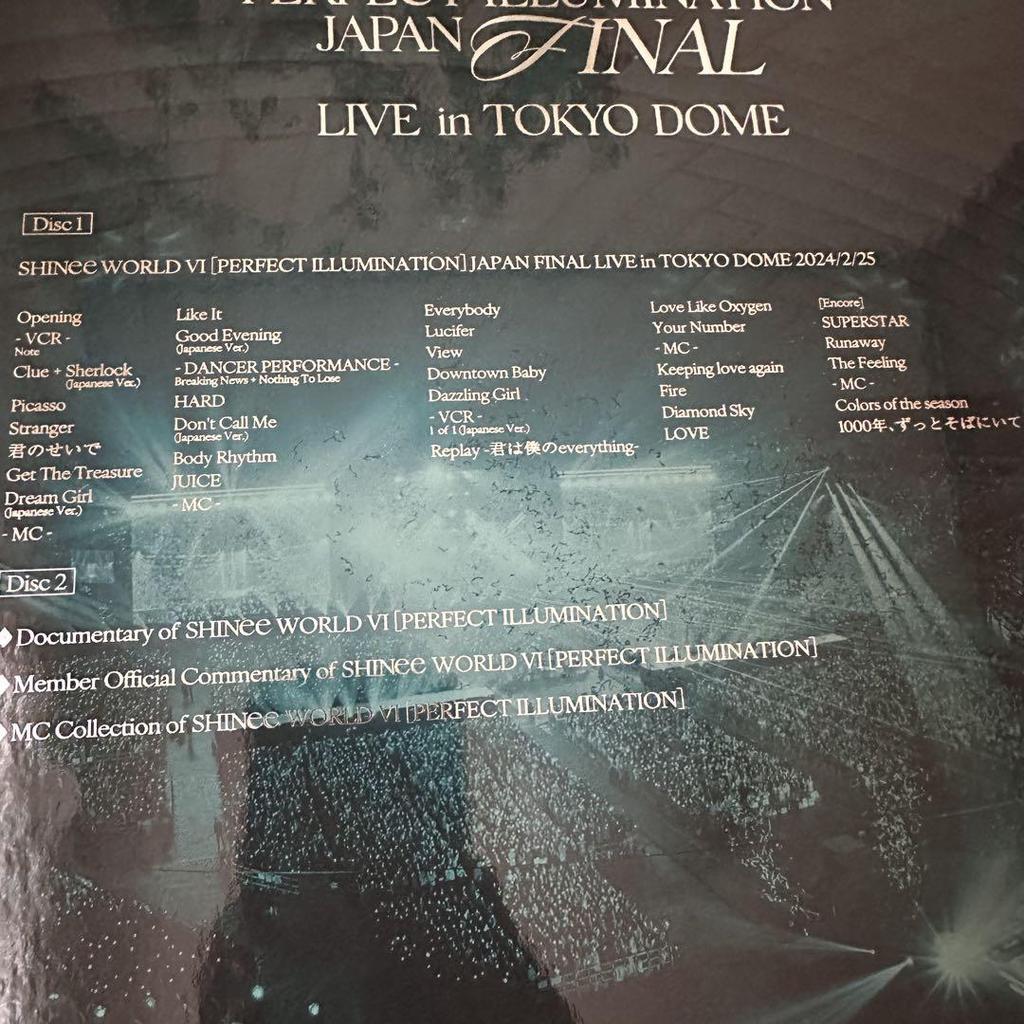[USED] SHINee WORLD VI Tokyo Dome Blu-ray