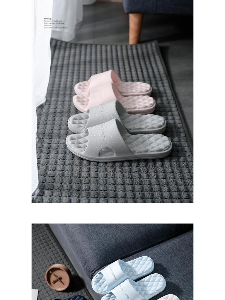 Jie Liya Unisex Non-slip Summer Indoor Slippers for Men & Women