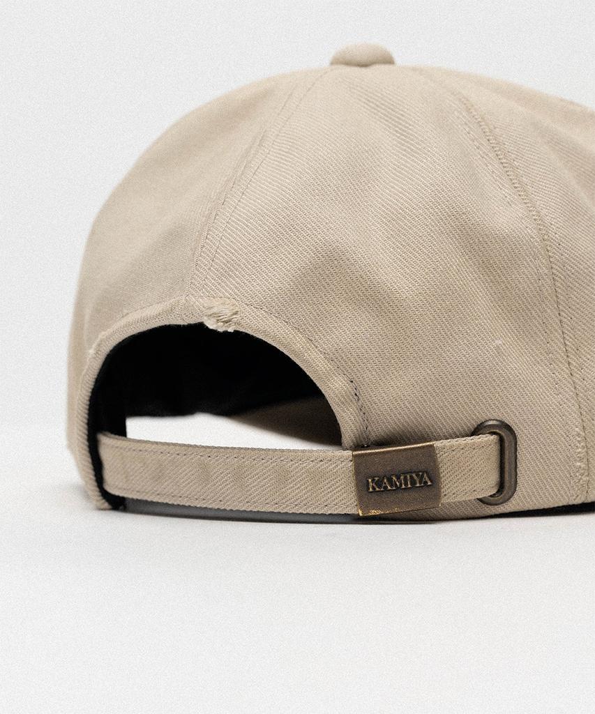 Kamiya Kamiya Upside-Down Distressed Cap - Black