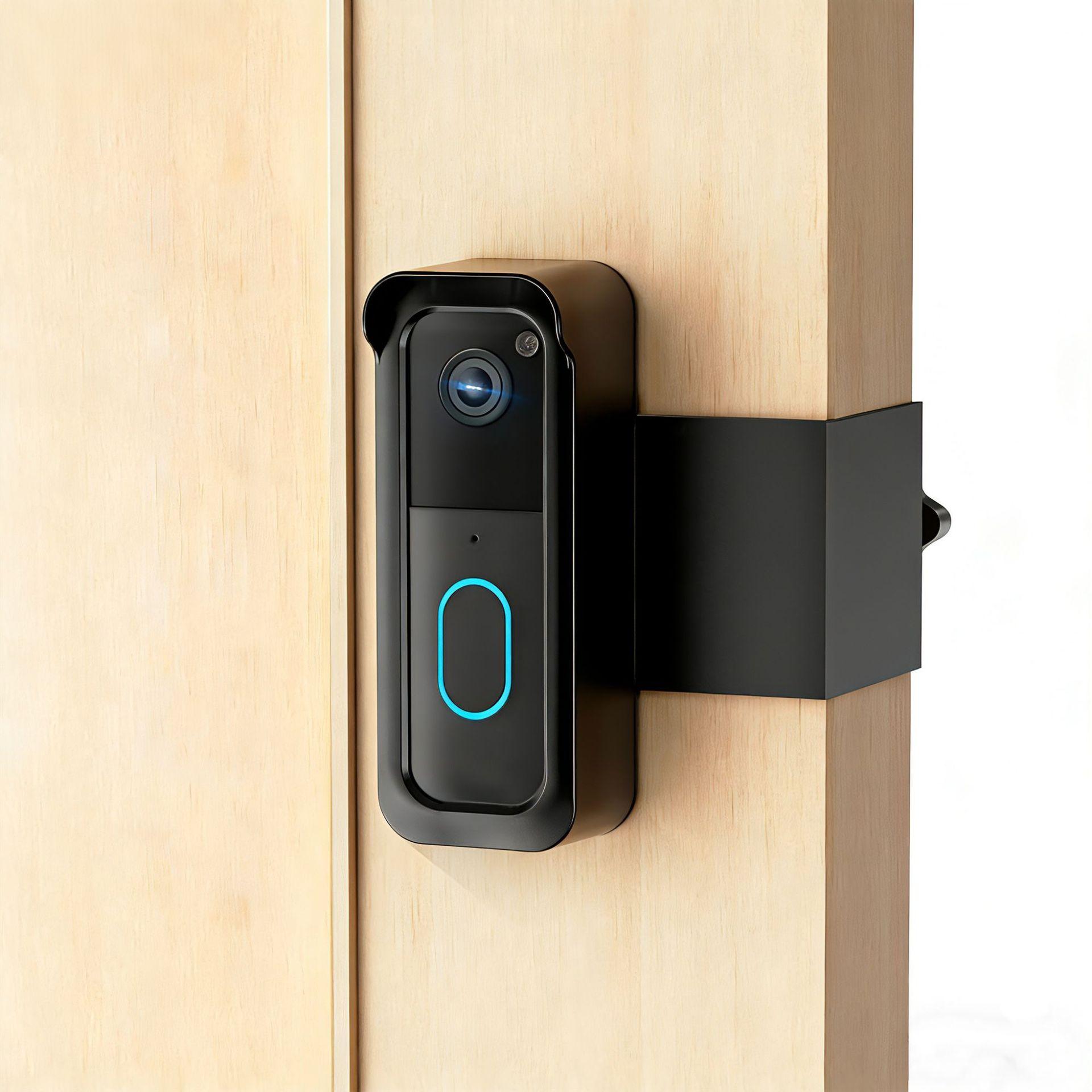 Doorbell Holder, First-generation Second-generation Universal Anti-theft Flashing Doorbell Camera Holder Does Not Require Drilling чёрный