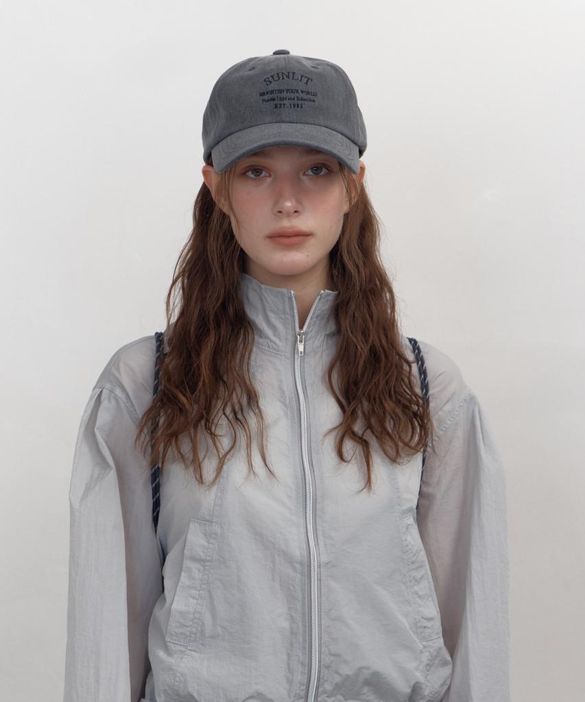 Sseonlis Heritage Logo Pigment Ball Cap (Charcoal)