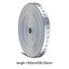 1 Rolle 15m x 18mm verzinktes Metallband mit vorgestanzten Löchern Metallband für Rohrstützen und Blechbearbeitung