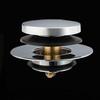 easy installs Bathtub Drain Replacement Trim set  Finish Bathtub Drain Assembly with Toe Tap Stoppers for Household