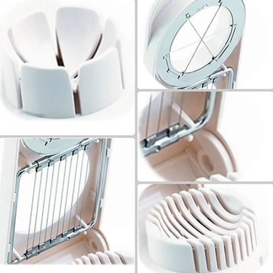 2 In 1 Multifunctional Home Tool Stainless Steel Cutter Chopper Peeler Egg Slicer