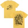 Anime Jojo Bizarre Adventure Weather Report T Shirts Men's Women Casual Cotton Short Sleeves Oversized T-shirts