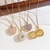 New Style Compatible Heart-shaped Photo Holder Necklace - Simple and Elegant Accessory for Women with A Touch of Exclusivity and Luxury.